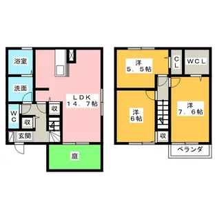 Casa Milaの間取り