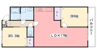 アルモニーナカモト1【3階】の間取り