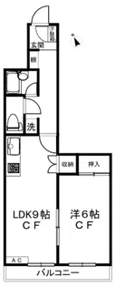 Casa富士見ヶ丘【2階】の間取り