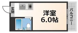 オーシャン今里【4階】の間取り