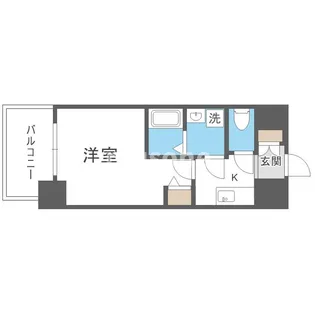 LUMINOUS桜川【6階】の間取り