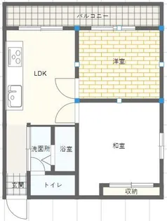 エスポワール福島【2階】の間取り