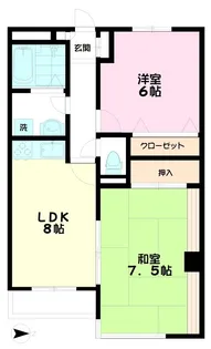 アビタシオン武蔵野【4階】の間取り