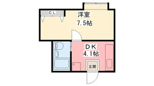 ベル今津【3階】の間取り