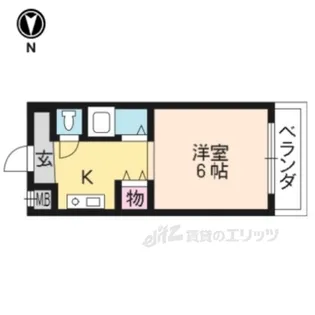 アネックス京都【2階】の間取り