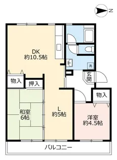 URアーバンフォレスト金山(桜田)【5階】の間取り