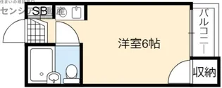 ビッグバーンズマンション高殿【3階】の間取り