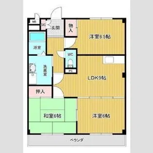 WAVE HOUSE【1階】の間取り