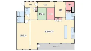 N御所東マンション【3階】の間取り