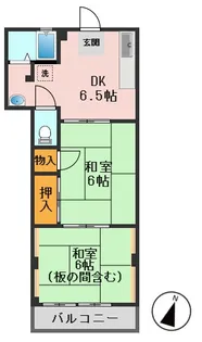 中村レジデンス【3階】の間取り