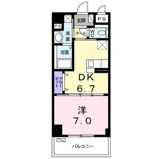 グランデュール マーサ【2階】の間取り