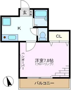 ベルレージュ【3階】の間取り