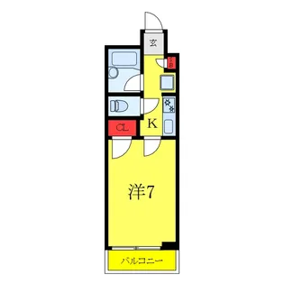 ル・クレソンヴェール【2階】の間取り