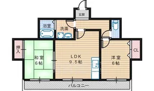 グレイス【2階】の間取り
