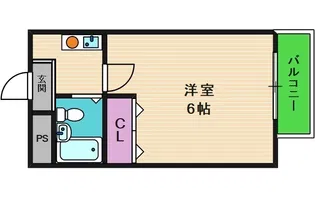 LakiaMaison高井田【1階】の間取り