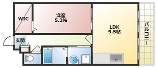パークヒルズ高槻【1階】の間取り