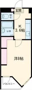 アプリーレ京町【4階】の間取り