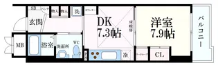 RICイーストコート11番街1番館【9階】の間取り