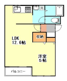 ビラ速星【3階】の間取り