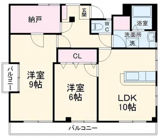 NOCEけやき台【3階】の間取り