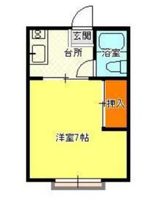 藤コーポ【2階】の間取り