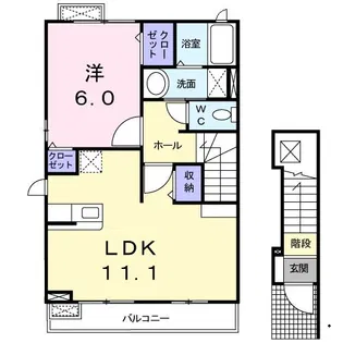 ファインモート【2階】の間取り