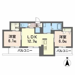 ガーデンワーズ【2階】の間取り