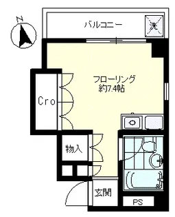 ペトラ原町【3階】の間取り