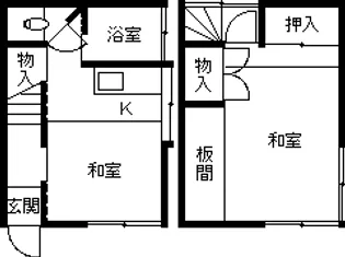新潟県新潟市中央区本間町1【一戸建】の間取り