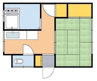 岡田アパート【2階】の間取り