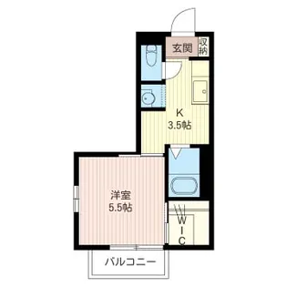GTガーデンB【1階】の間取り