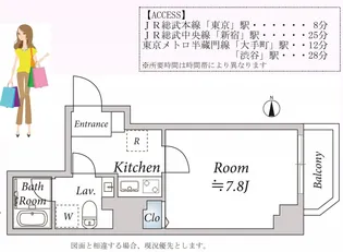 T Garden【7階】の間取り