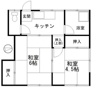 汲沢荘【2階】の間取り