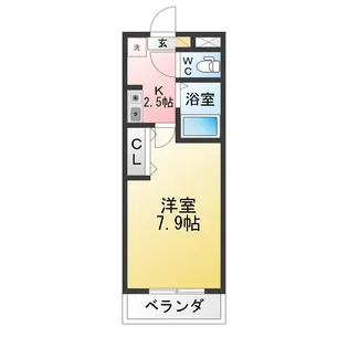 プランドール【1階】の間取り