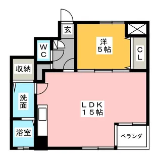 QULIO BLUE【1階】の間取り