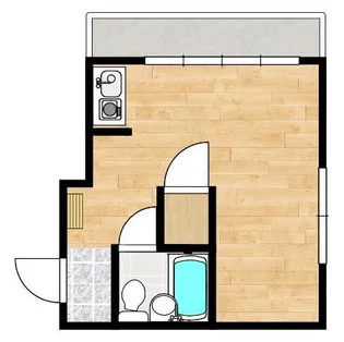 フェリジータ周南【4階】の間取り
