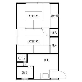 コーポ草笛【2階】の間取り