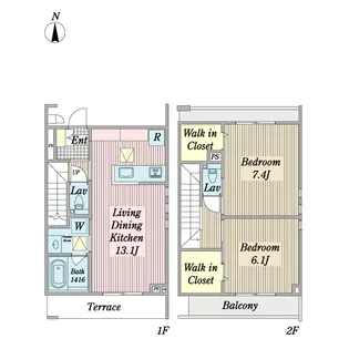 HALEMEYULU FJ IIの間取り
