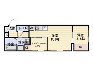 KANOA【1階】の間取り