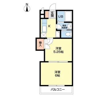 パインコートII【2階】の間取り