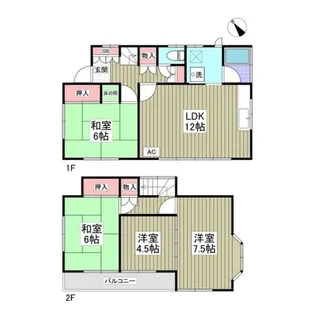 埼玉県加須市外川【一戸建】の間取り