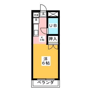 コーポヤマダ【3階】の間取り