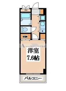 1Kの間取り画像