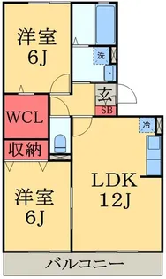 ロビンストリーム【3階】の間取り
