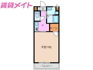 ラフィネ多度【2階】の間取り