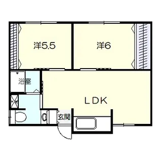新潟県新潟市北区川西1【一戸建】の間取り