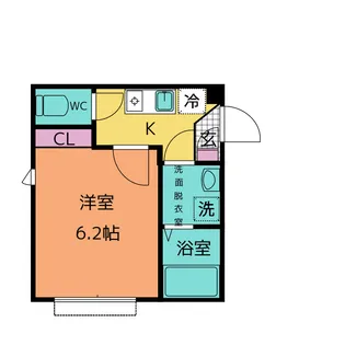 カーサ・ルミナス【1階】の間取り