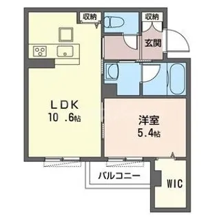 リッツ新宿【1階】の間取り