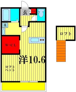 プレリュード三郷【3階】の間取り