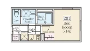 ReveResidence三軒茶屋【2階】の間取り